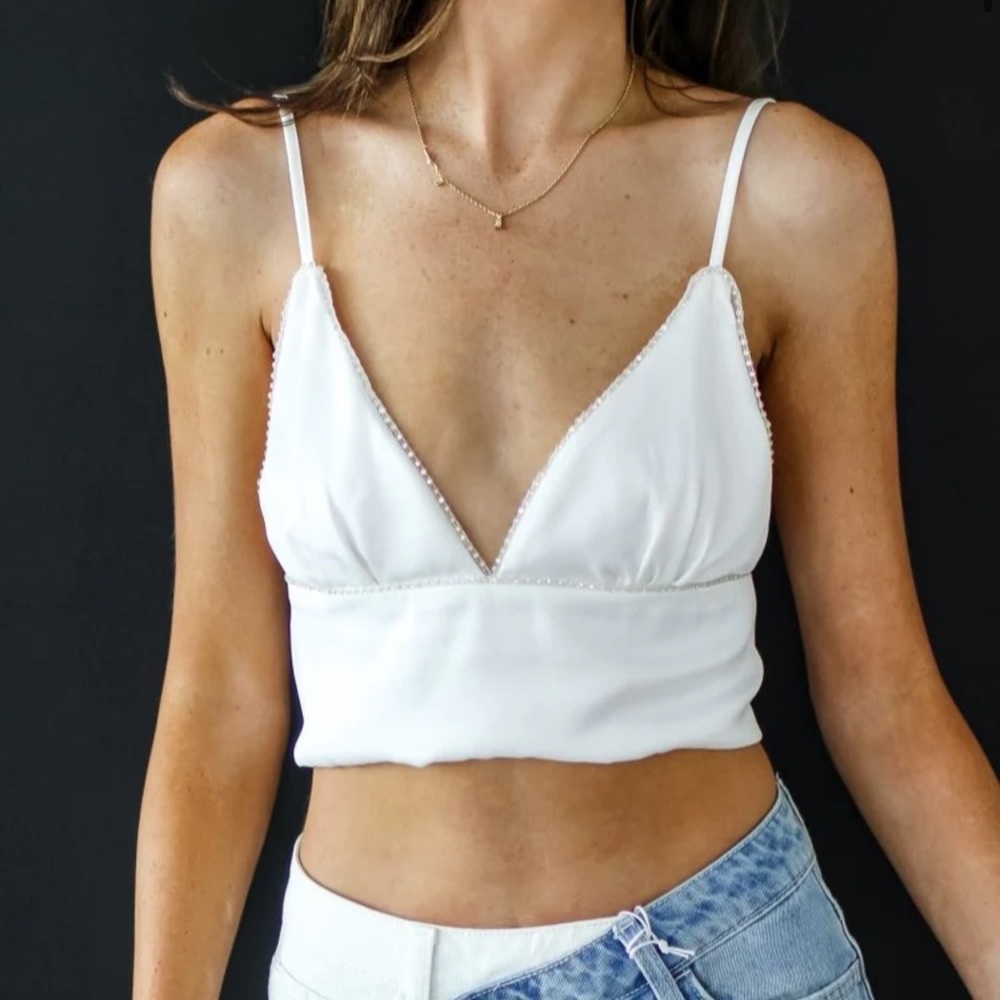 The Hallie Rhinestone Top